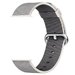 Curea iUni compatibila cu Apple Watch 1/2/3/4/5/6/7, 40mm, Nylon, Woven Strap, White/Gray